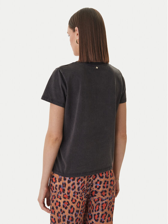 LOLA CASADEMUNT LOLA CASADEMUNT Тишърт MS2615050 Черен Regular Fit