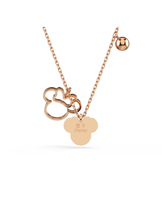 Swarovski Swarovski Naszyjnik Mickey&Minnie 5737558 Różowe złoto