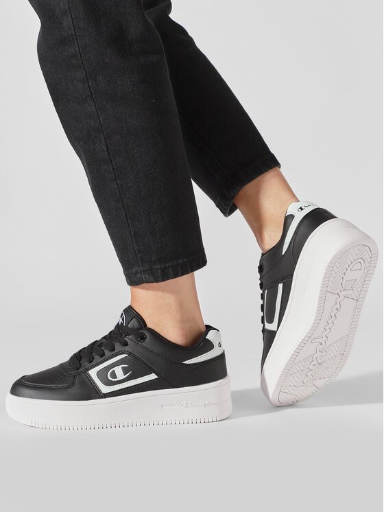 Champion Champion Сникърси Foul Play Plat Element Bs Low Cut Shoe S11594-KK002 Черен