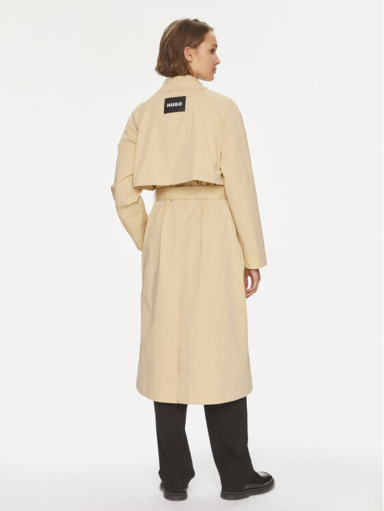 HUGO Hugo Trench Moleri-1 50511861 Bež Relaxed Fit