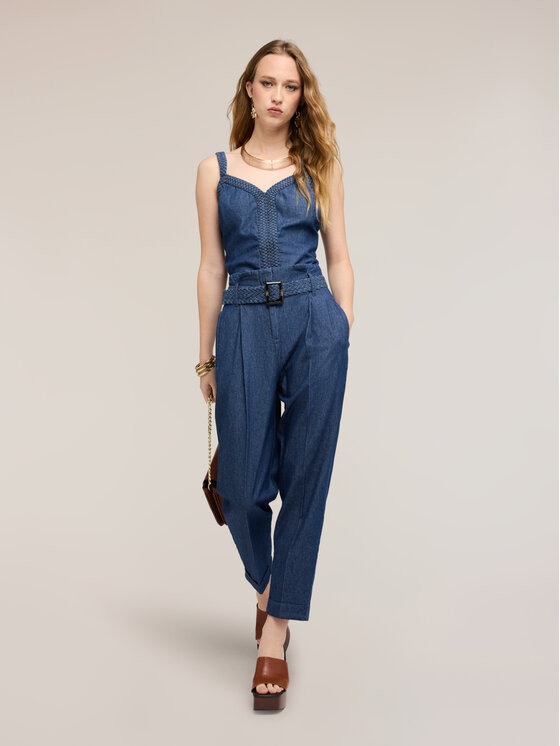 Motivi Motivi Top D031Q000538N034 Blu Slim Fit