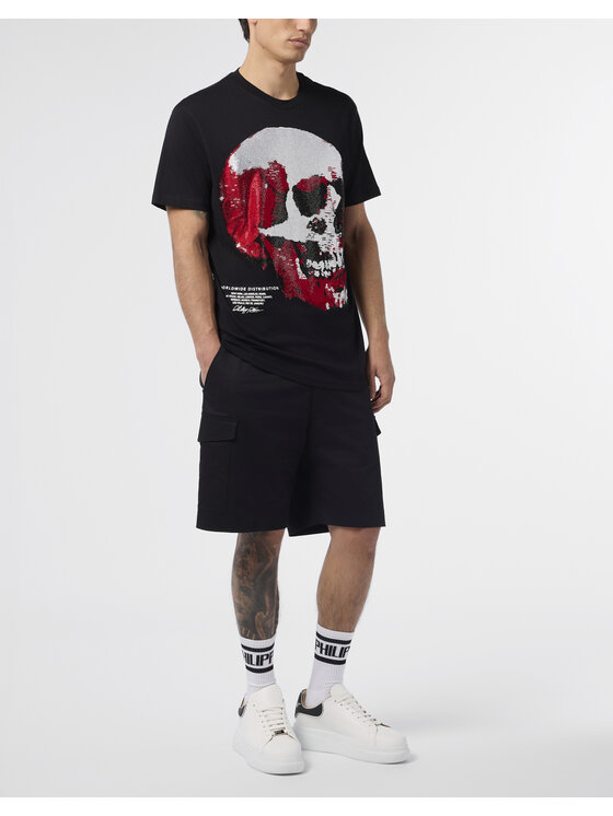 PHILIPP PLEIN PHILIPP PLEIN T-Shirt 28970 Czarny Regular Fit