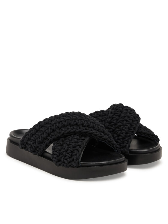 Inuikii Inuikii Şlapi Woven 1004.003.0062 Negru