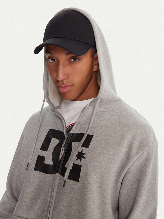 DC DC Džemperis Star EDYSF03265 Pilka Regular Fit