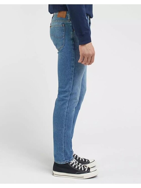 Lee Lee Jeansy RIDER Niebieski Slim Fit
