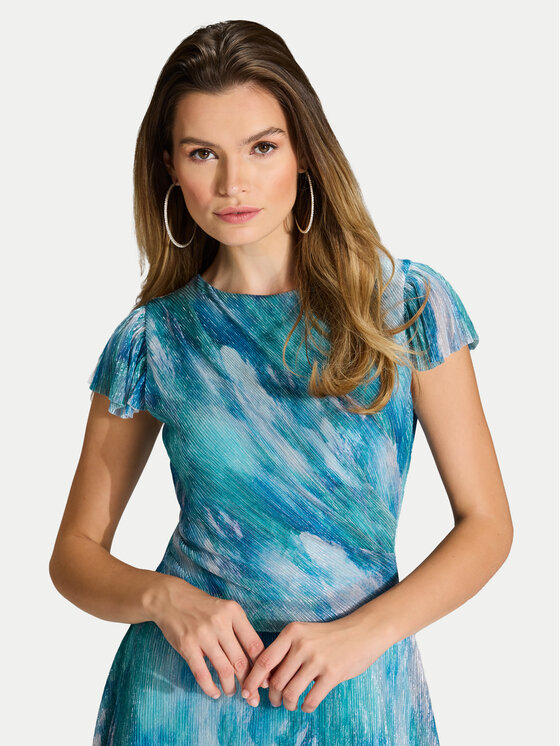 Swing Swing Φόρεμα κοκτέιλ 5AI21300 Μπλε Regular Fit