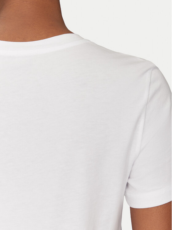 Marella Marella T-Shirt Caucaso 2513971054 Biały Regular Fit