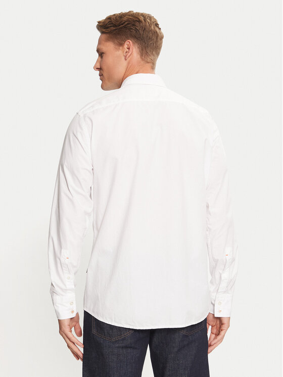 BOSS Boss Košeľa Relegant 50518304 Biela Regular Fit