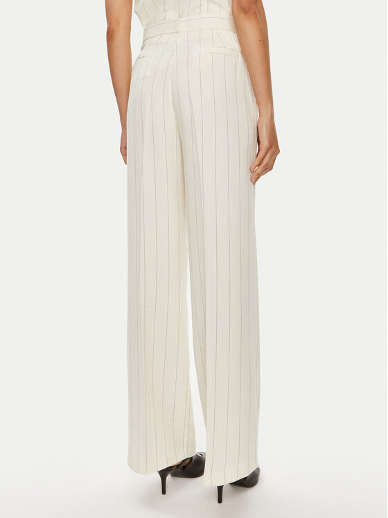 ViCOLO ViCOLO Hlače iz tkanine TB2344 Écru Regular Fit