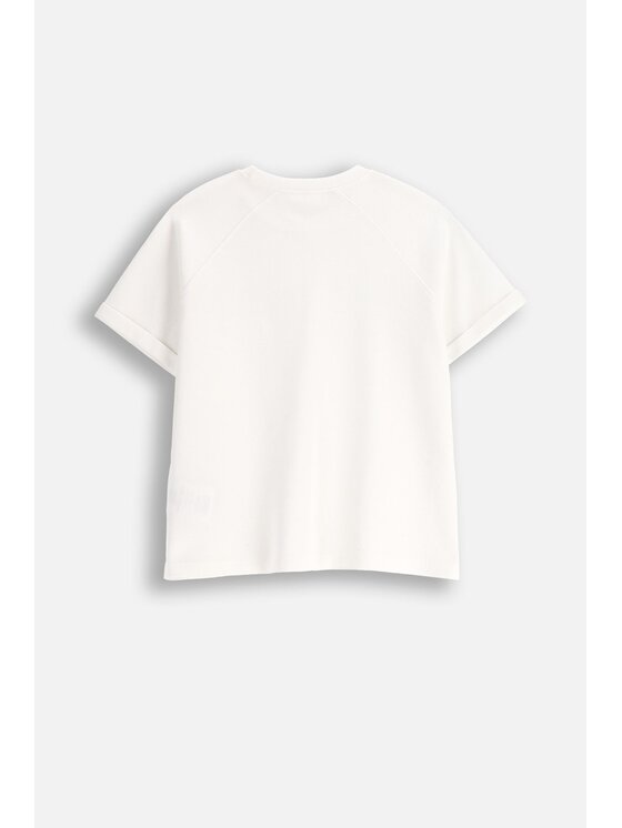 Coccodrillo Coccodrillo T-Shirt ZC5143203AGJ-003 Écru Regular Fit
