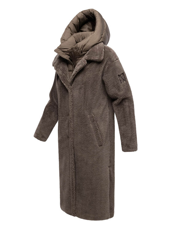 Navahoo Navahoo Kurtka zimowa Teddyzauber Brązowy Regular Fit