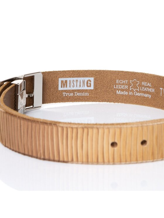 Mustang Mustang Cintura da uomo BELT Beige