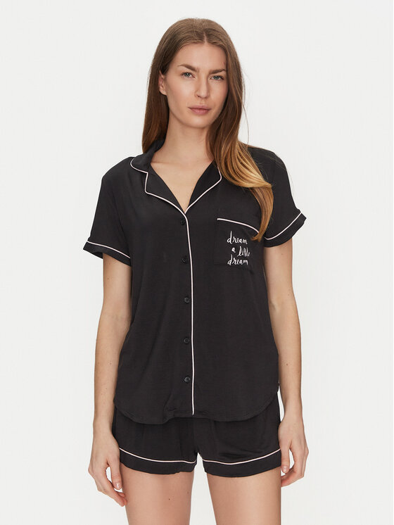 Kate Spade Kate Spade Pijama KSI11506 Negru Regular Fit
