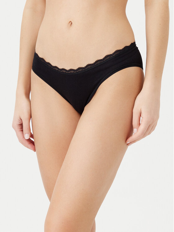 Triumph Triumph Souprava kalhotek Feel Of Cotton 10225045 Černá