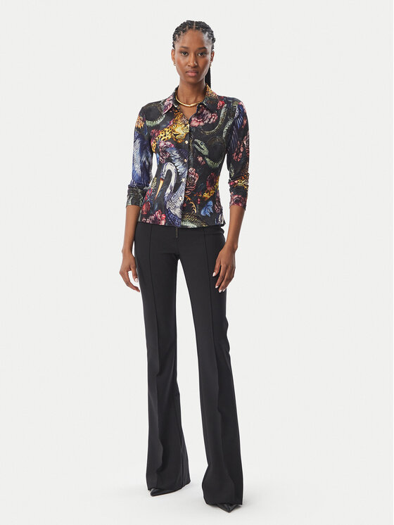 Just Cavalli Just Cavalli Блуза 81PAL228 JS566 Цветен Slim Fit