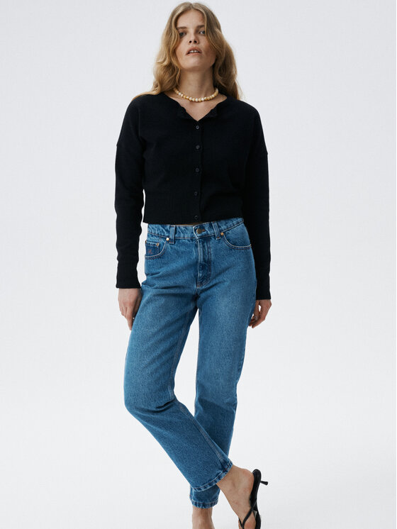 MARI PRETI MARI PRETI Kardigan Willow Czarny Regular Fit