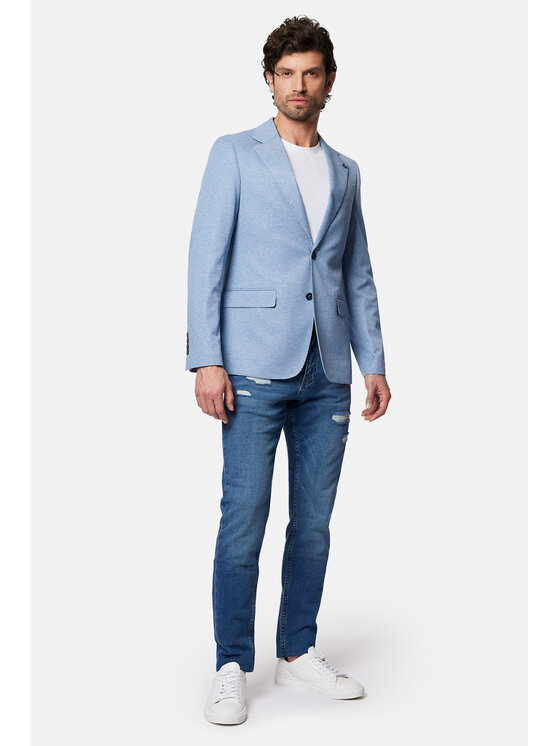 Lancerto Lancerto Marynarka Monclova MA131124000003 Błękitny Slim Fit
