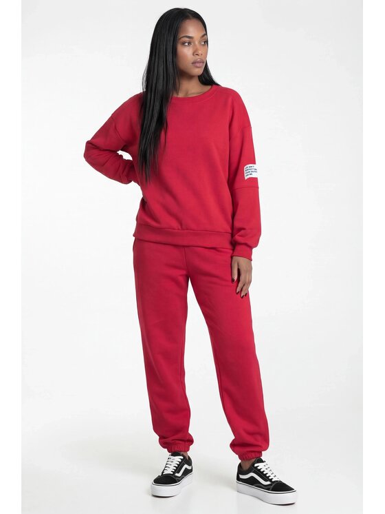 FIGL FIGL Φόρμα M1305 Κόκκινο Regular Fit
