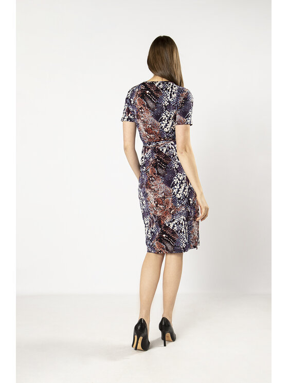 QUIOSQUE QUIOSQUE Každodenné šaty VIOLET MAZI DRESS Fialová Regular Fit