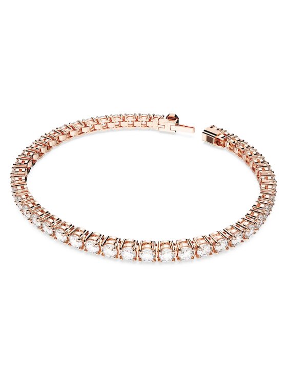 Swarovski Swarovski Bransoletka Matrix Tennis 5657659 Różowe złoto