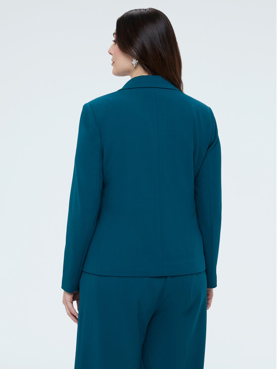 Fiorella Rubino Fiorella Rubino Marynarka Q006T000244N024 Turkusowy Regular Fit