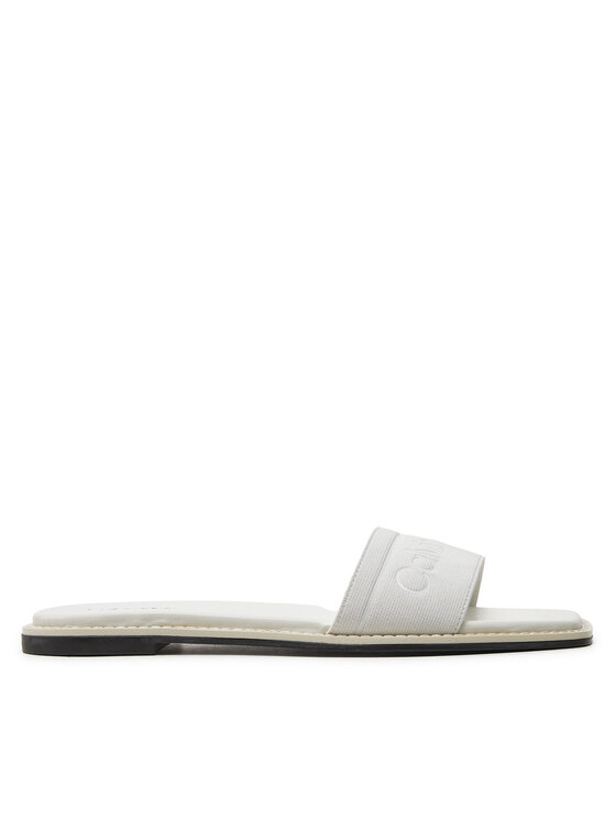 Calvin Klein Iešļūcenes Flat Slide He HW0HW01989 Balts