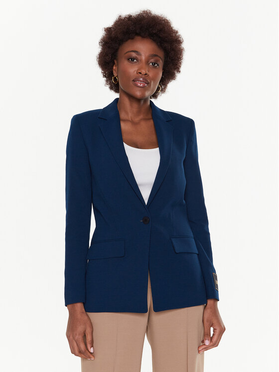 HUGO Hugo Suknjič 50483416 Modra Regular Fit