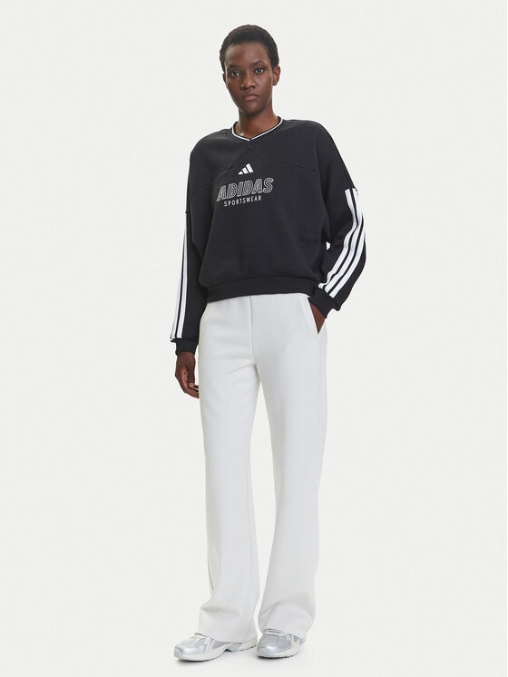 adidas adidas Bluză Tiro Cut 3-Stripes JN2673 Negru Loose Fit
