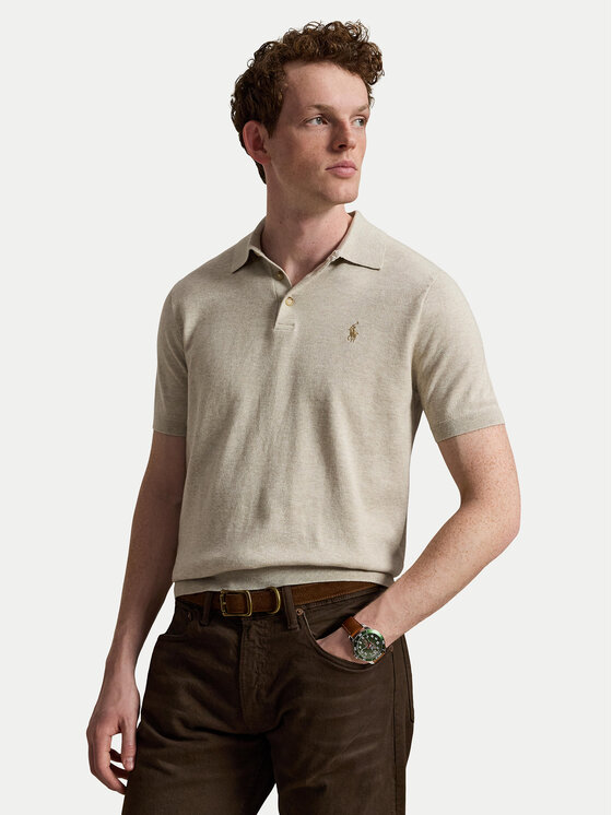 Polo Ralph Lauren Tricou polo 710980682504 Bej Regular Fit