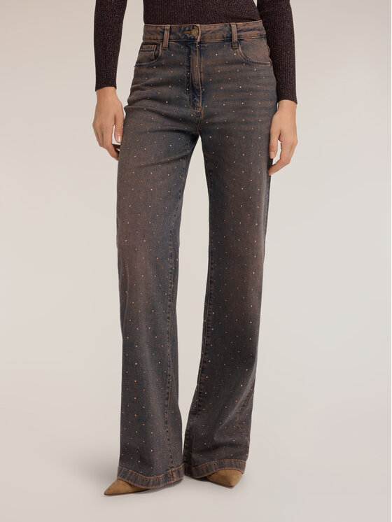 Motivi Motivi Jeans P431Q004877N022 Marrone Flare Fit