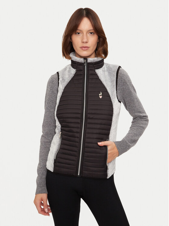 Aulp Aulp Vestă Unima Negru Slim Fit