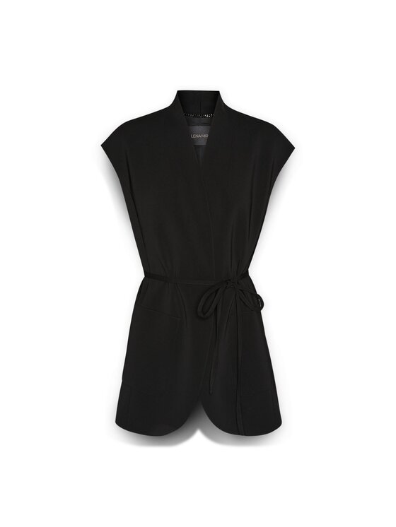 Elena Mirò Elena Mirò Giacca di transizione R147Z100031N033 Nero Slim Fit