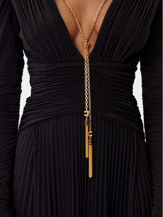 Elisabetta Franchi Elisabetta Franchi Õhtune kleit AB-R40-57E2-V850 Must Regular Fit
