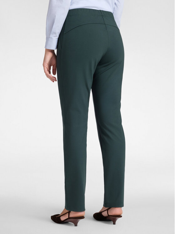 Elena Mirò Elena Mirò Pantaloni di tessuto P022Z200129N035 Verde Skin Fit