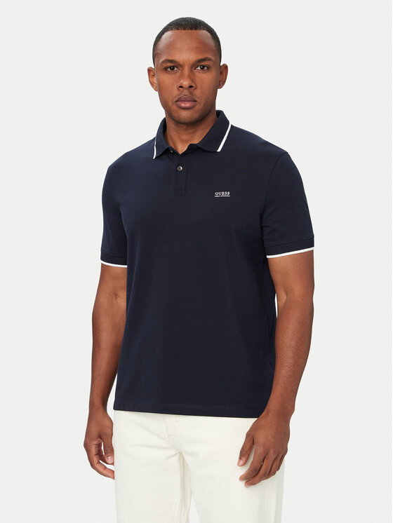 Guess Tricou polo M6YP47 K4898 Bleumarin Regular Fit