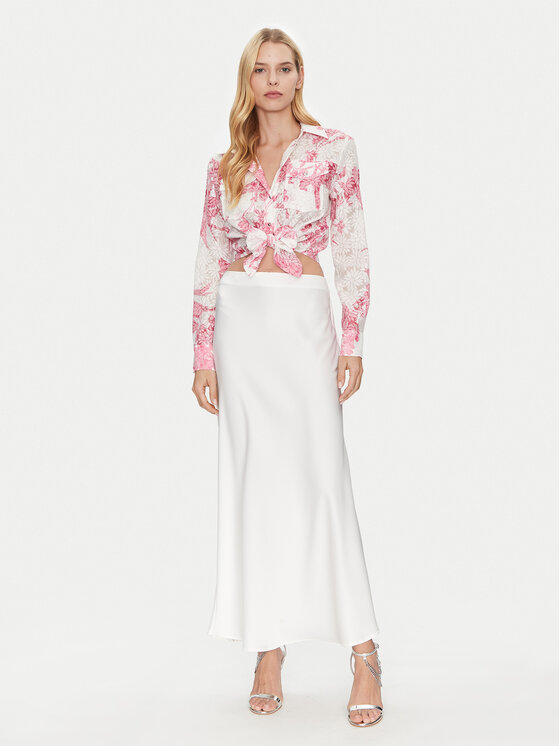 Guess Guess Hemd W5GH03 WH4K2 Bunt Regular Fit