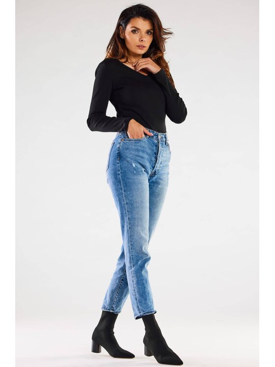 Infinite You Infinite You Blúzka M286 Čierna Basic Fit