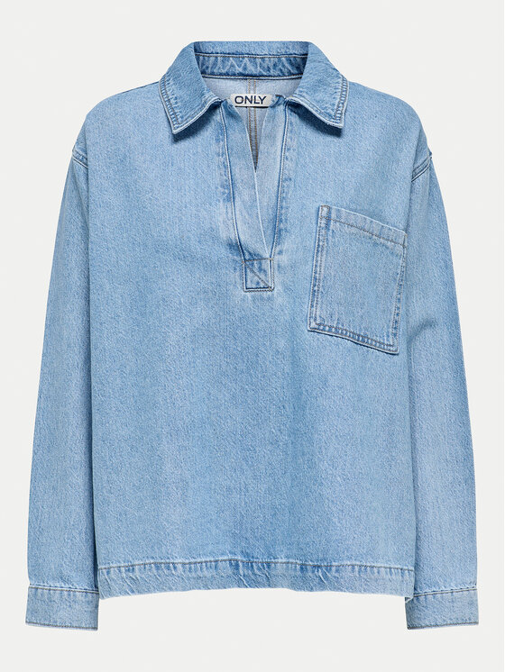 ONLY ONLY camicia di jeans Birdie 15347086 Blu Regular Fit