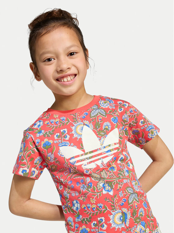adidas adidas Póló és rövidnadrág Liberty London JV7721 Piros Slim Fit