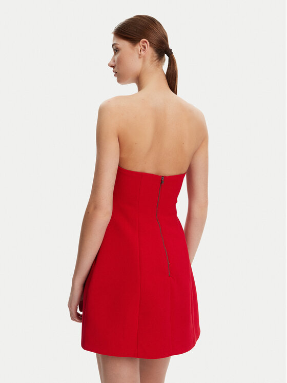 BARDOT BARDOT Sukienka koktajlowa 59333DB2 Czerwony Regular Fit