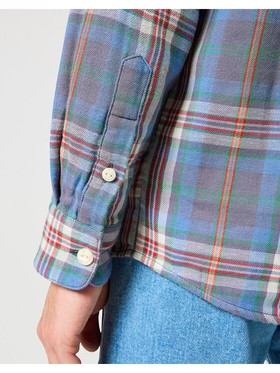 Wrangler Wrangler Camicia 2 PKT SHIRT Multicolore Loose Fit