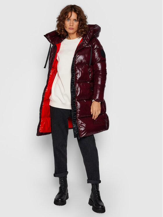 Giubbotto piumino D45510W LUCK13 Bordeaux Regular