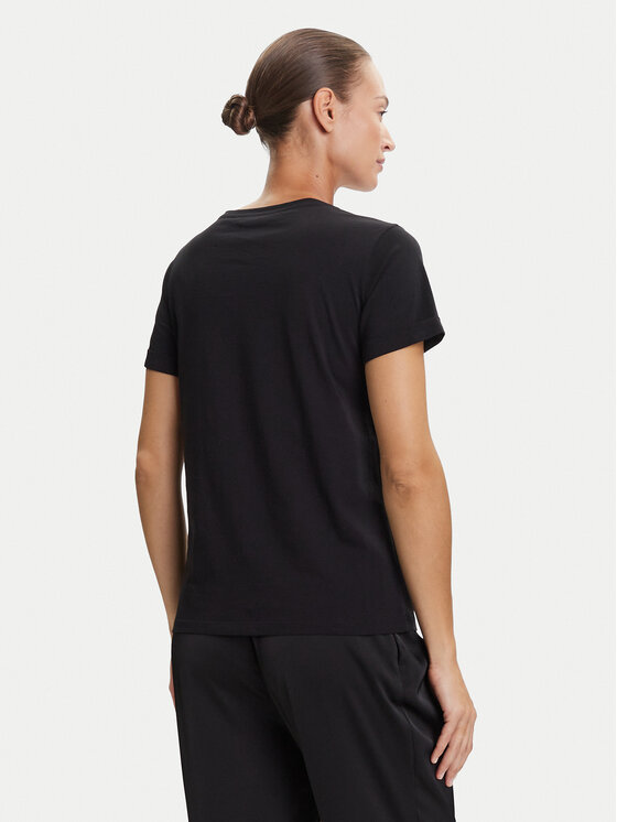 Liu Jo Sport Liu Jo Sport T-Shirt TF5163 JS923 Czarny Regular Fit