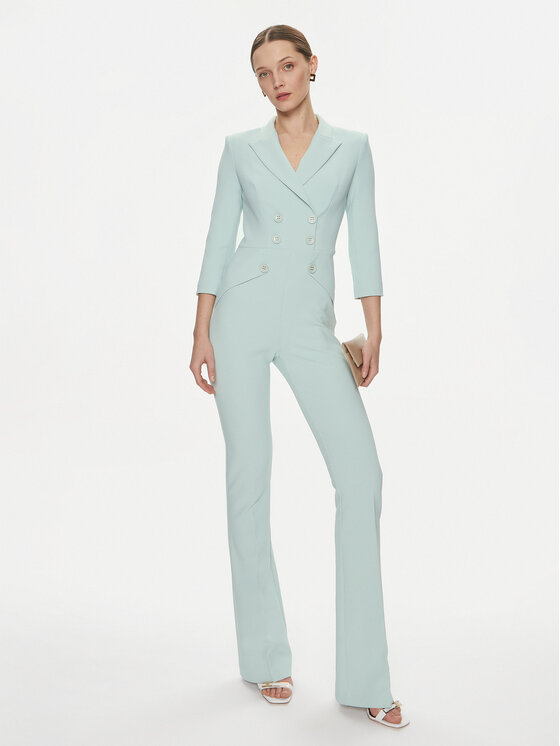 Elisabetta Franchi Elisabetta Franchi Jumpsuit TU-009-41E2-4421 Grün Regular Fit