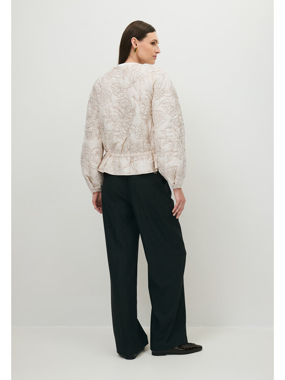 BIZUU BIZUU Kurtka przejściowa LUCISSE FLORAL JACKET Biały