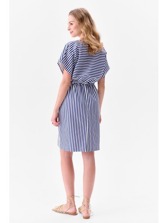 blue shadow blue shadow Sukienka codzienna Biba Granatowy Regular Fit