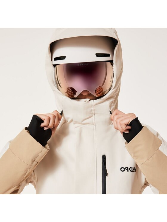 Oakley Oakley Kurtka narciarska FOA500472 Beżowy Regular Fit