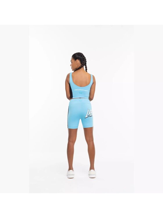 LaBellaMafia LaBellaMafia Szorty sportowe LABELLAMAFIA SHORTS HEAVEN BLUE Niebieski Regular Fit