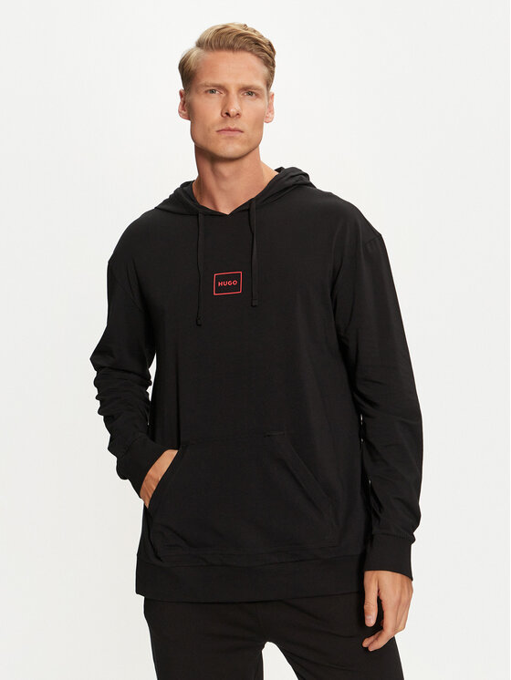 HUGO Hugo Bluză 50525244 Negru Regular Fit