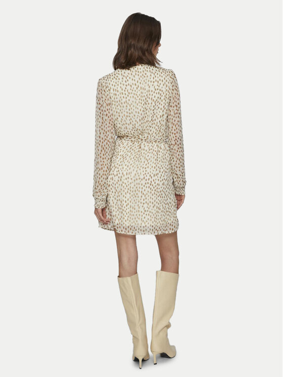 Vila Vila Sommerkleid Falia 14092010 Beige Regular Fit